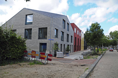 900365 Gezicht op het eerst opgeleverde gedeelte van de wijk Wisselspoor te Utrecht op het terrein van de voormalige ...